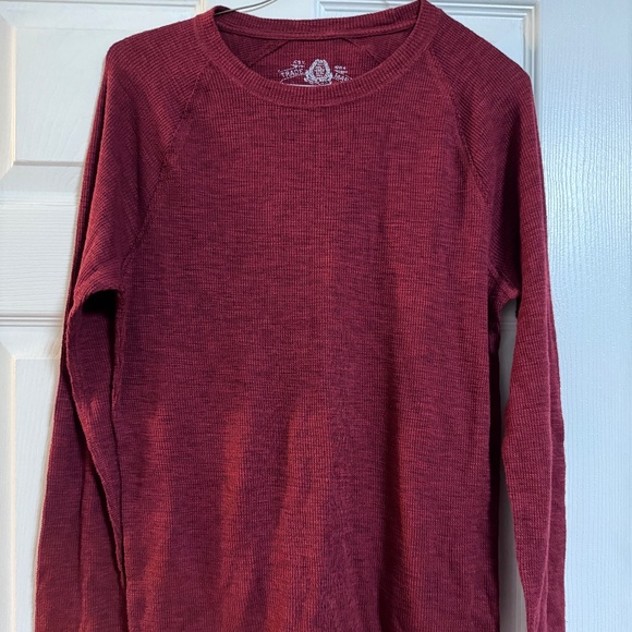 American rag maroon long sleeve shirt - Picture 1 of 2